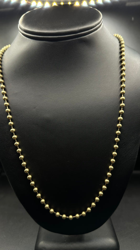 Cadena militar 22.2 gr oro 14kts