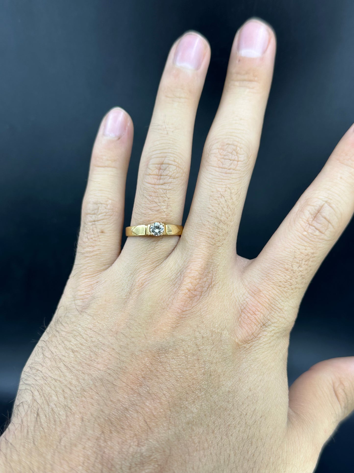 Anillo solitario .31 cts