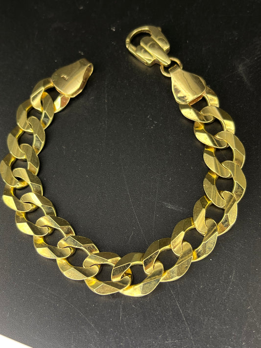 Pulsera cubana 19.2 gr oro 14kts
