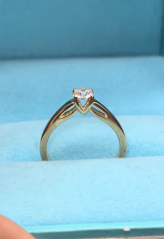 Anillo solitario 31 puntos