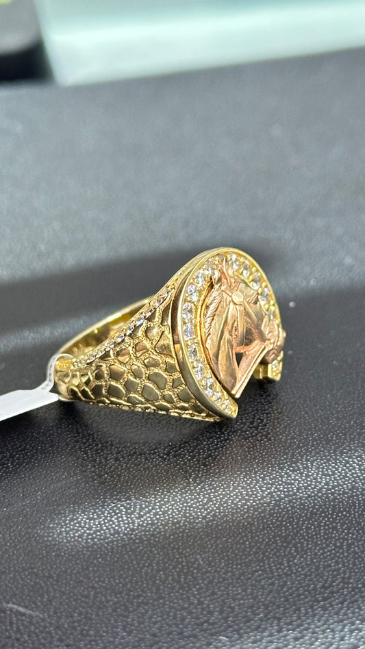 Anillo caballero 5.3 gramos oro 10kts