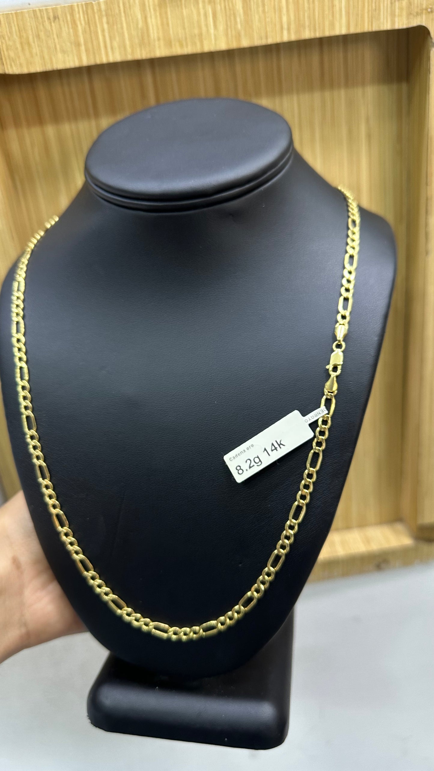 Preciosa cadena Cartier 3x1 8.2 gr oro 14kts