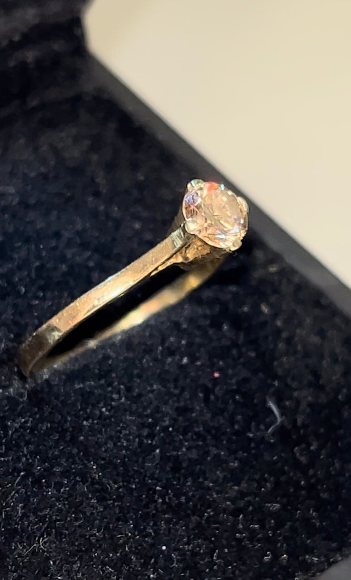 Anillo solitario .46 cts