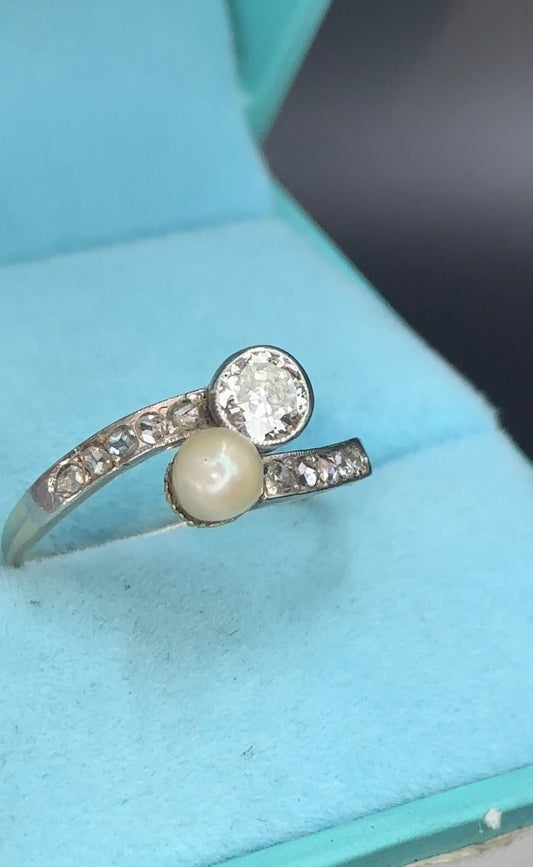 Anillo diamante antiguo