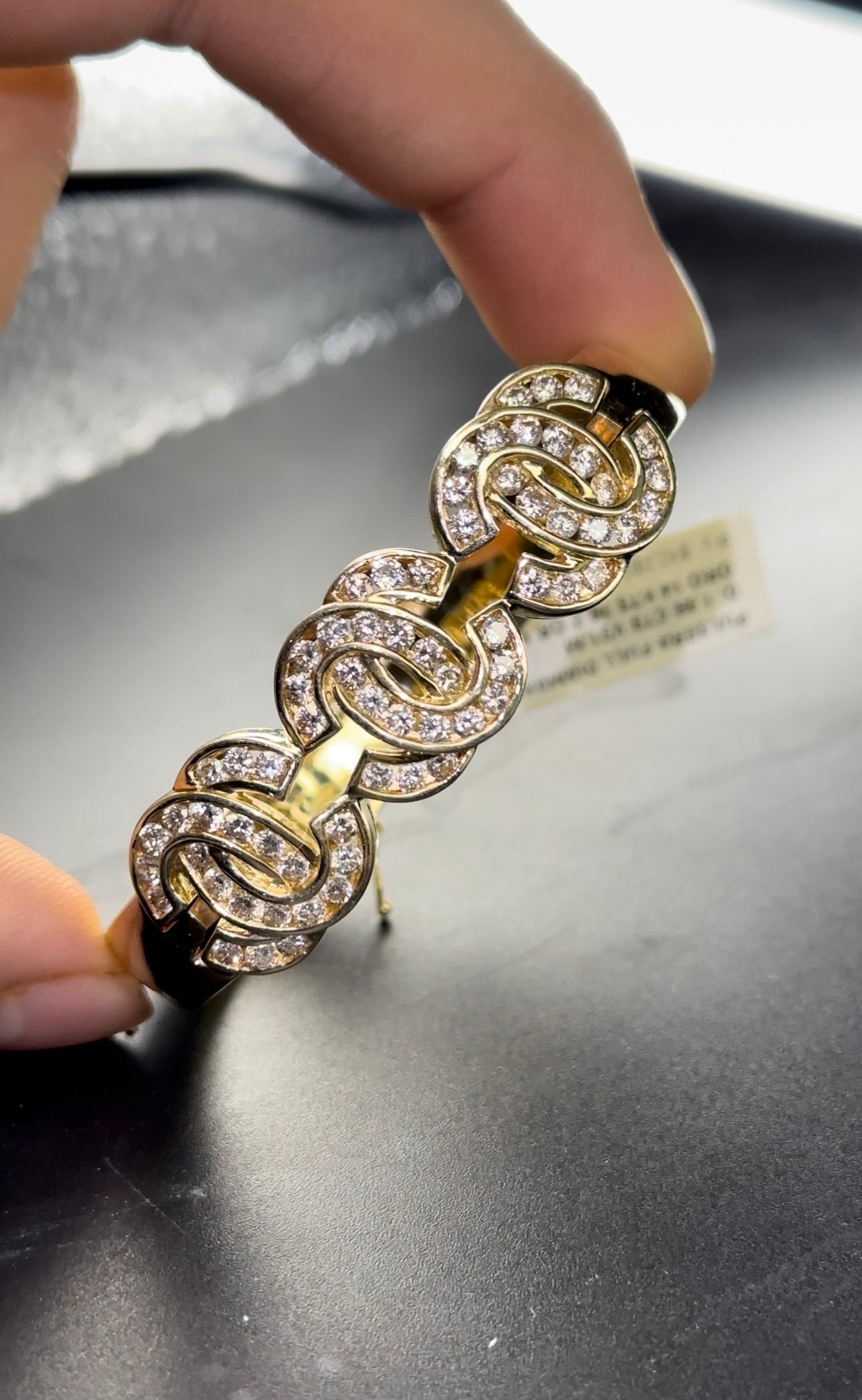 Brazalete channel diamantes
