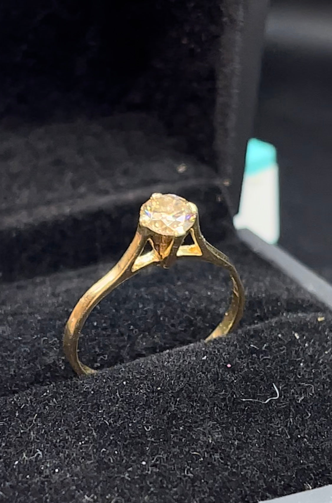 Anillo solitario .46 cts