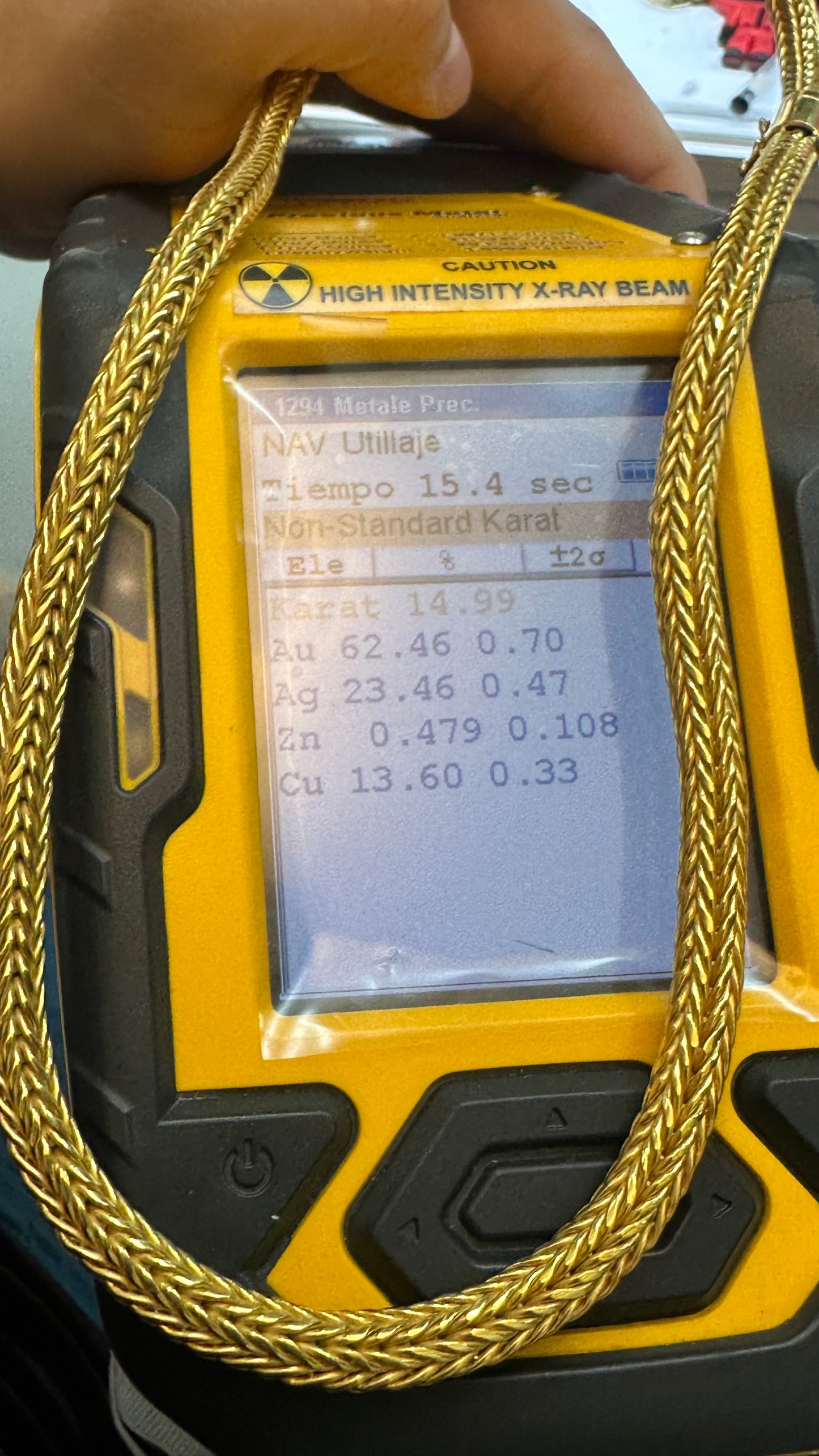 Cadena cola de zorro 14kts 164.5 gr