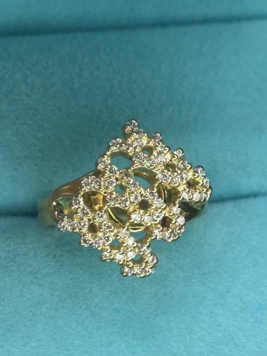 Anillo diseño círculos