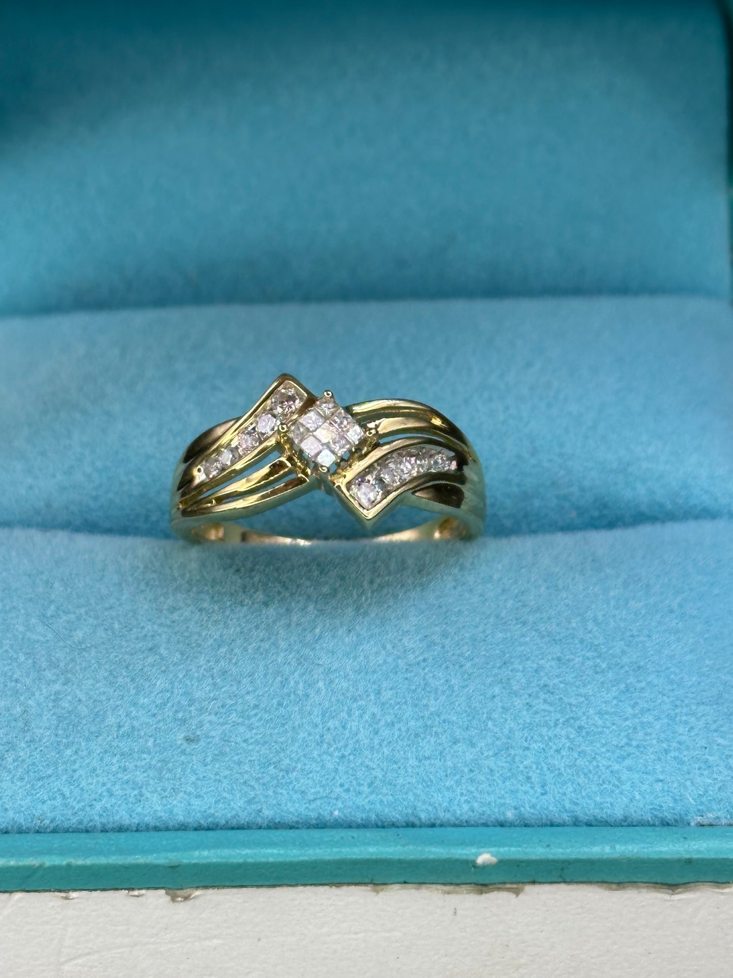 Anillo diseño especial princess