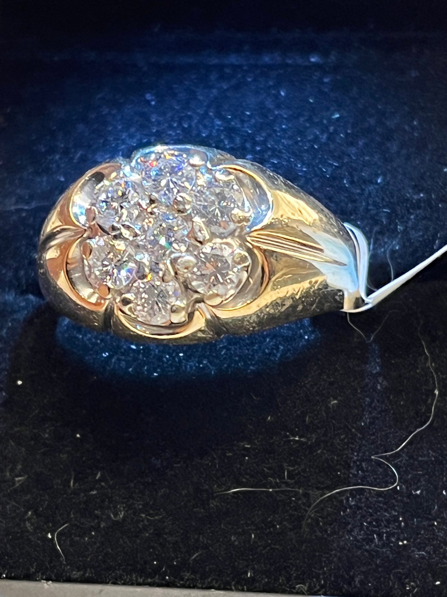 Anillo roseta caballero