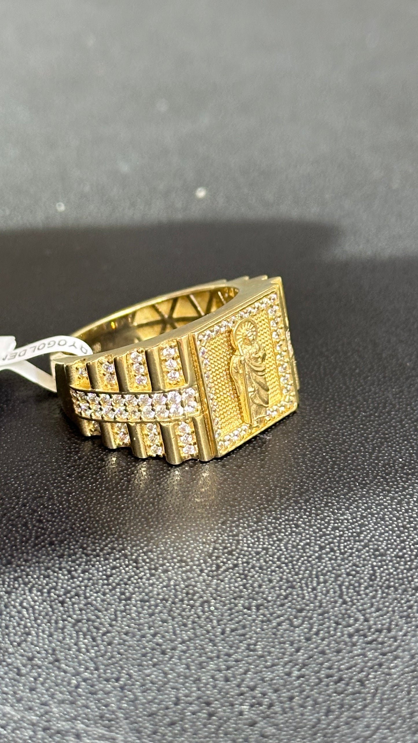 Anillo caballero 6.6 gr oro 10kts