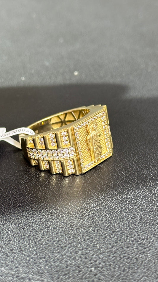 Anillo caballero 6.6 gr oro 10kts