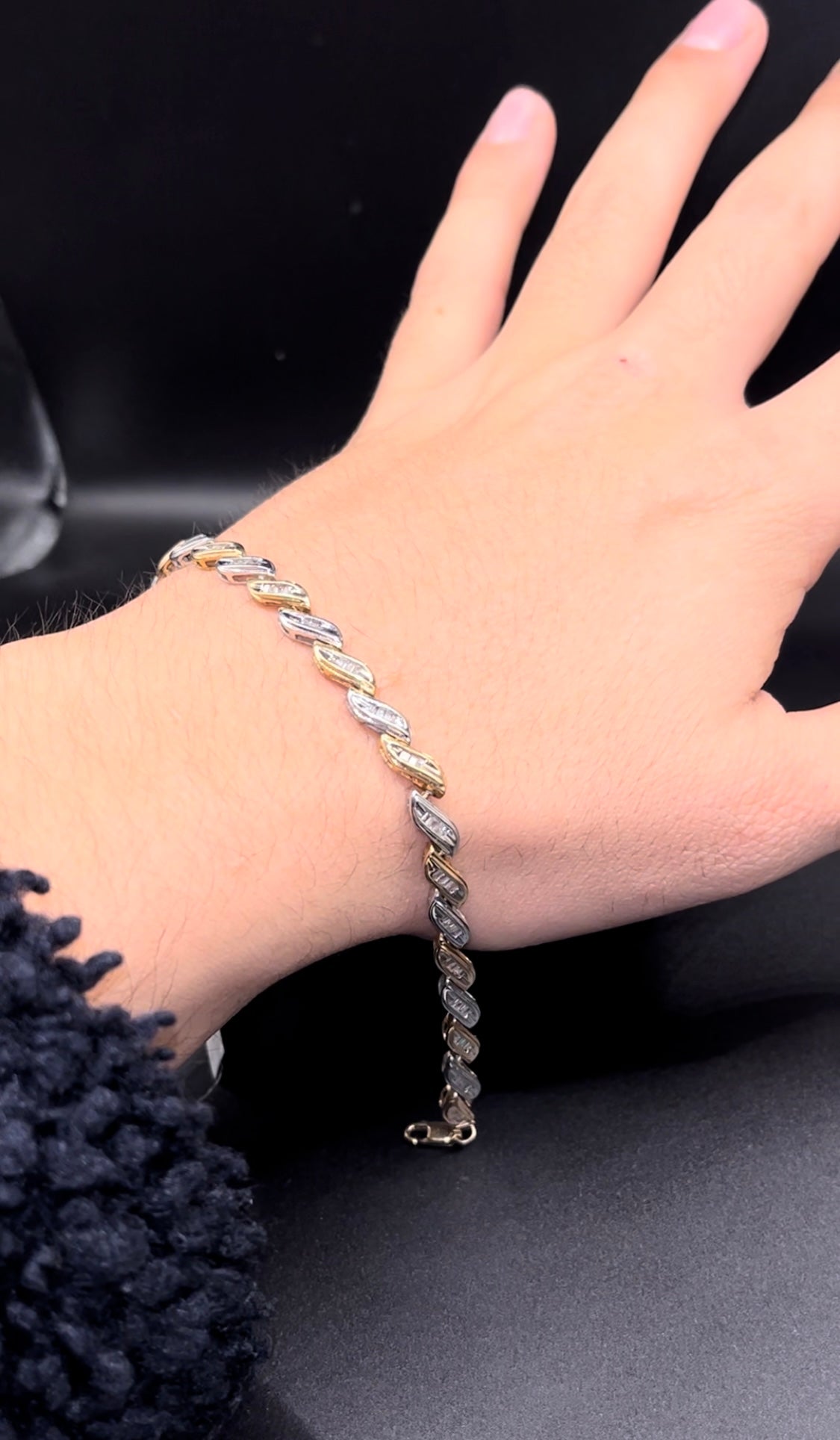 Pulsera diamantes