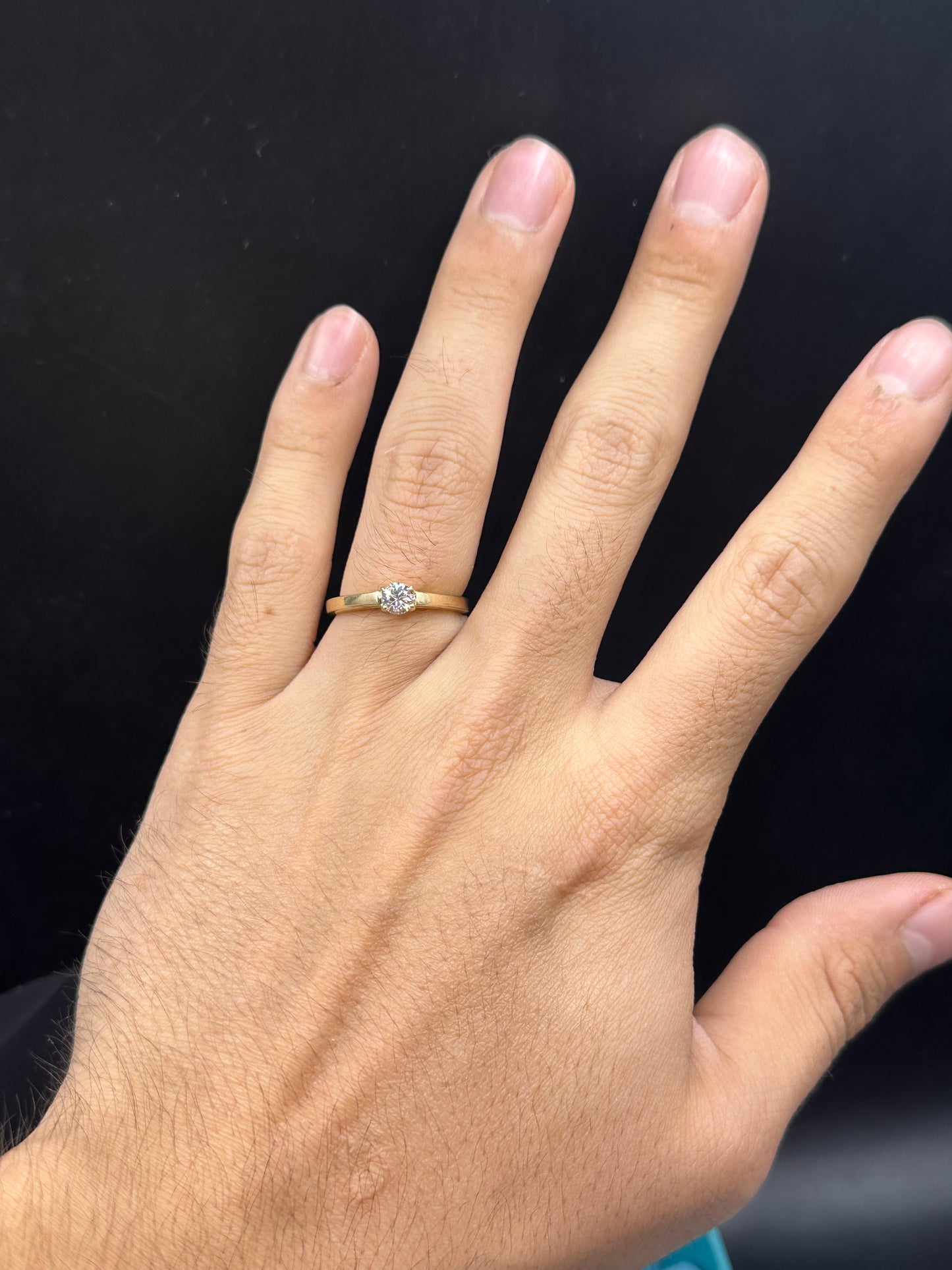 Anillo solitario 31 puntos