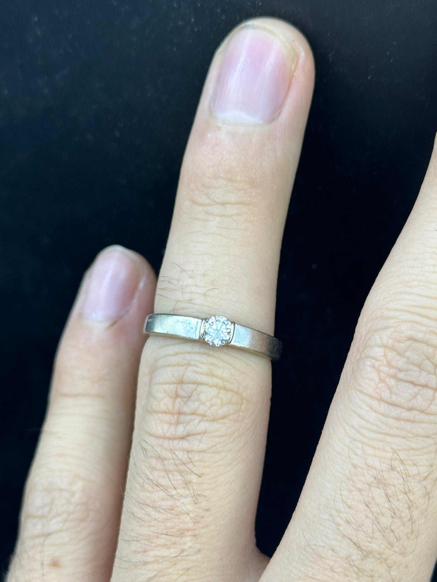 Anillo solitario .20 cts