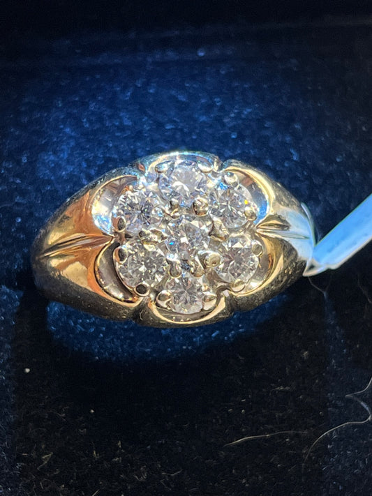 Anillo roseta caballero