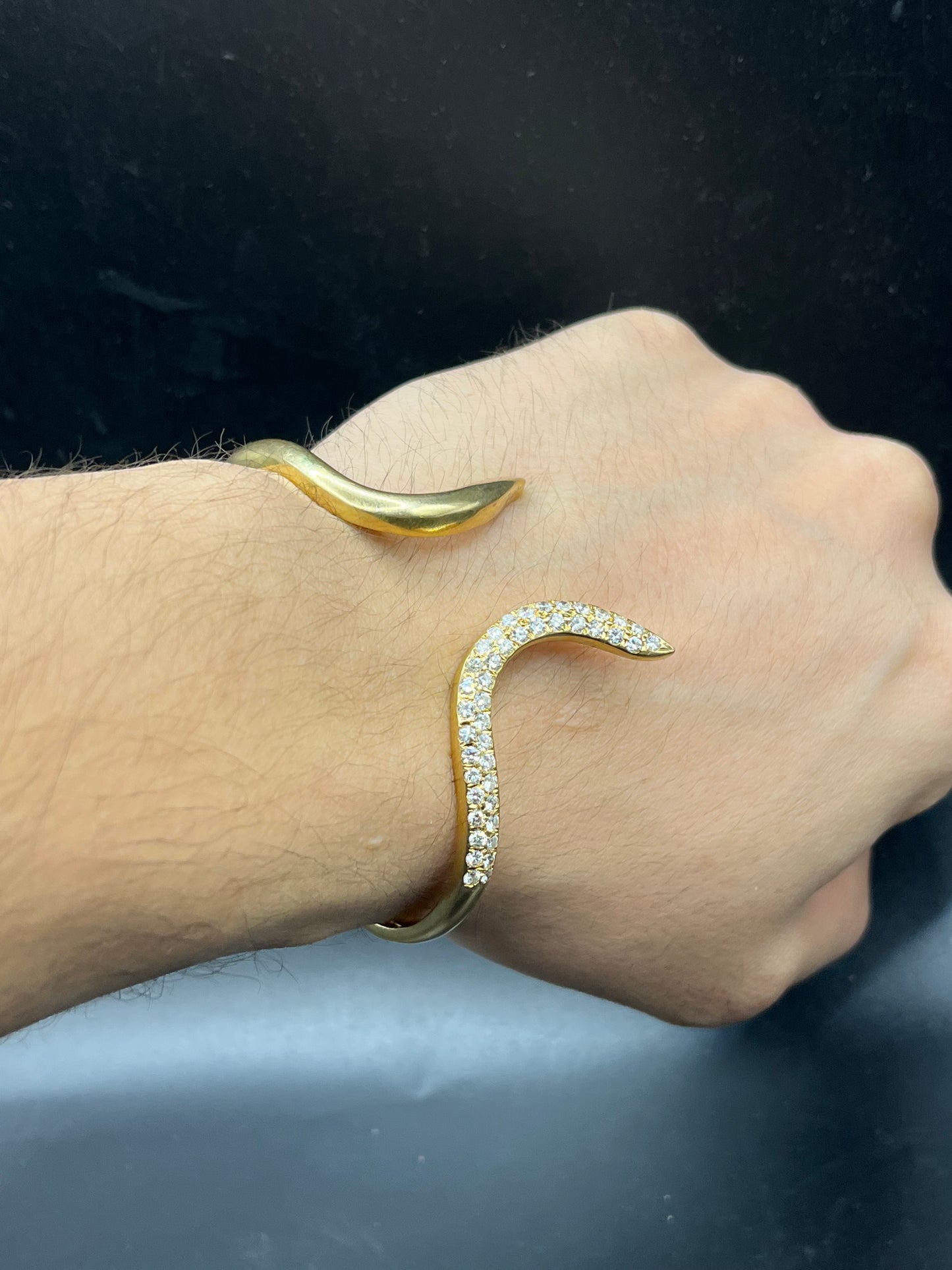 Pulsera diamantes finos