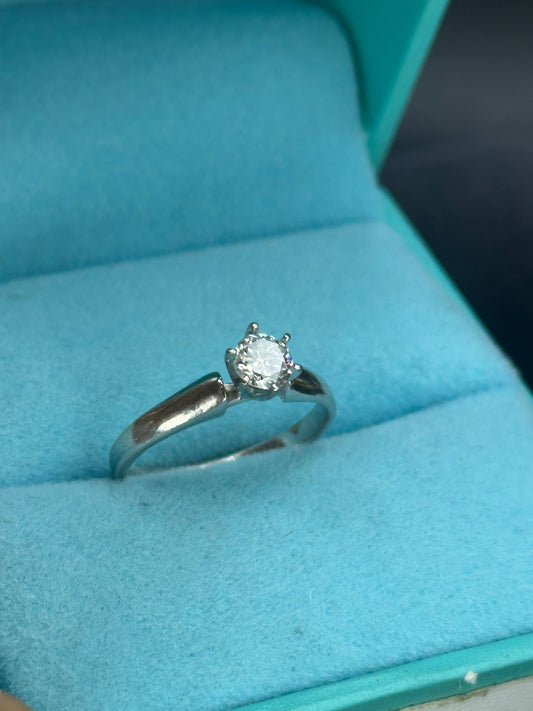 Anillo solitario .38 cts