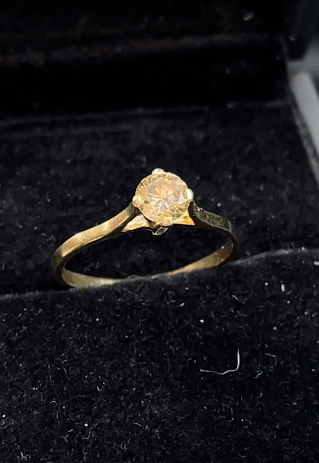 Anillo solitario .46 cts