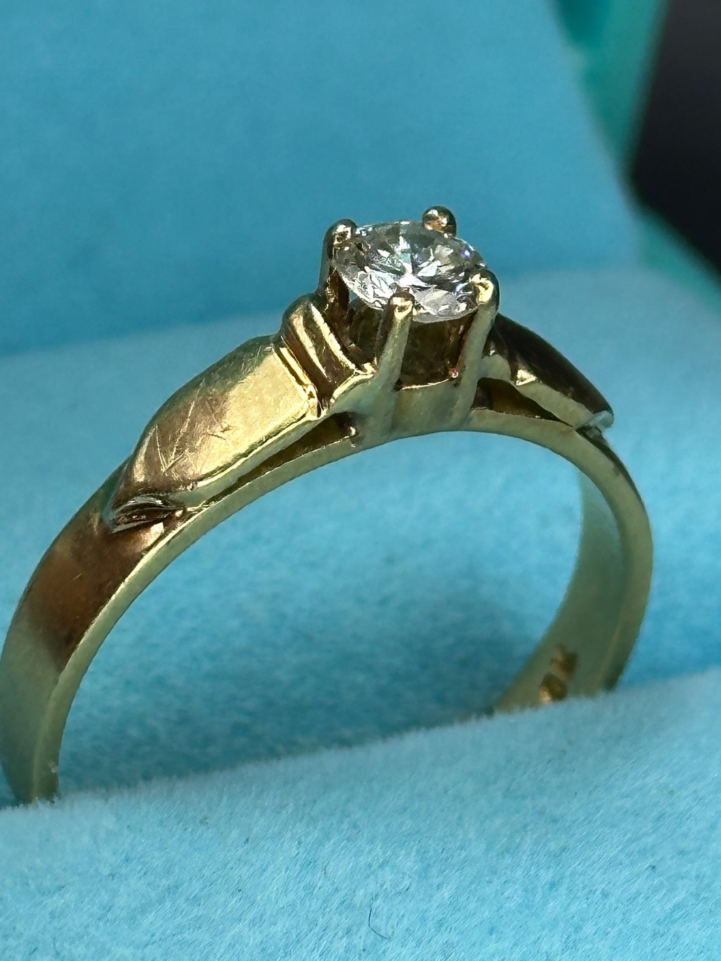 Anillo solitario .31 cts