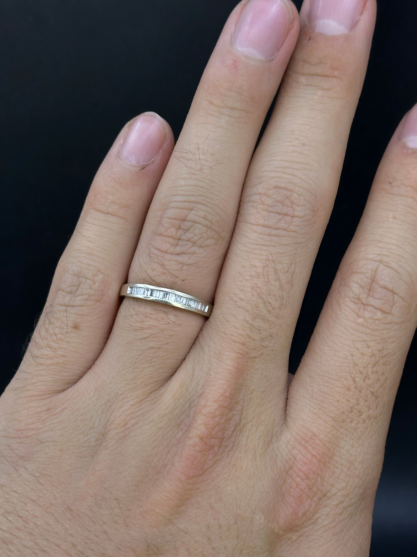 Anillo churumbela oro blanco