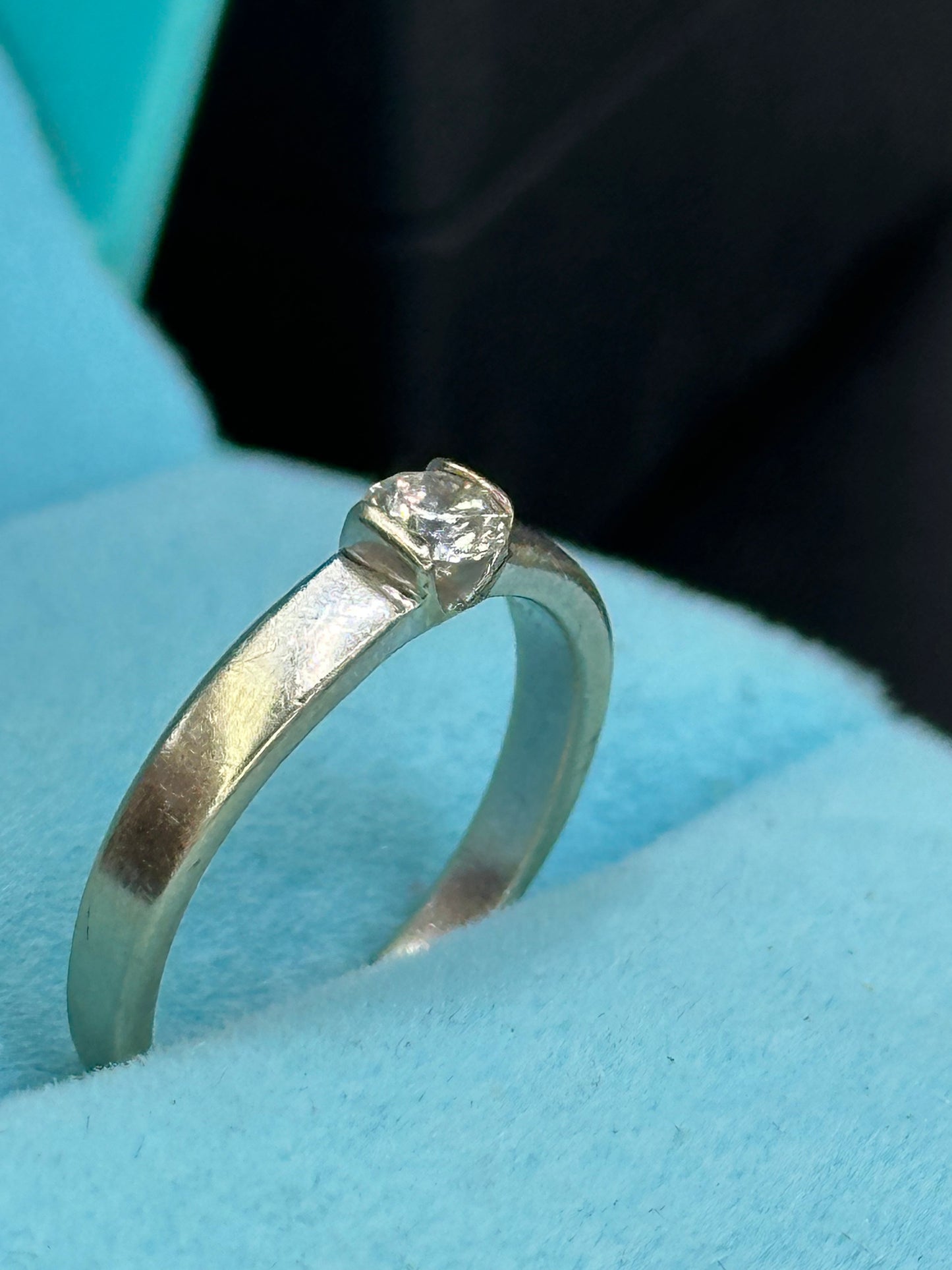 Anillo solitario .20 cts