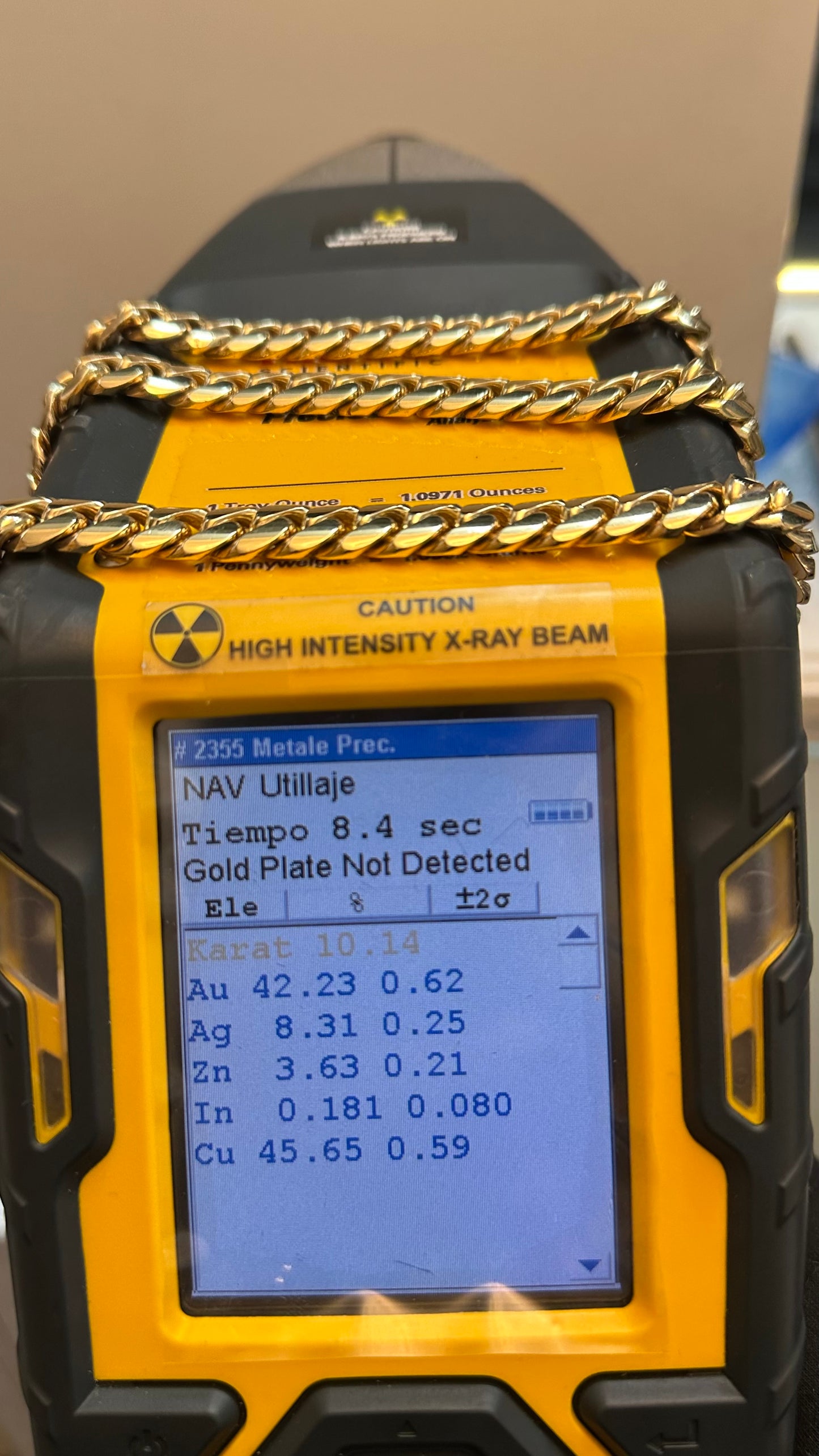 Cadena oro 10kts 187.8 gr