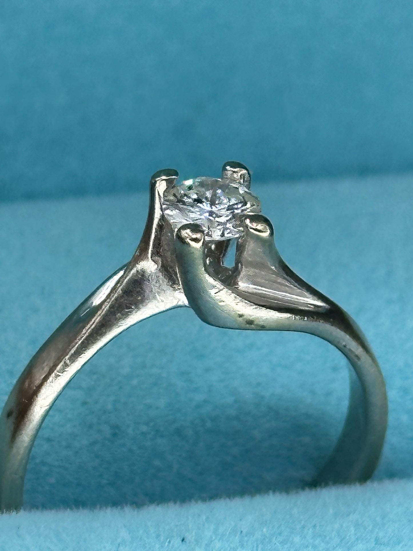 Anillo solitario .33 cts