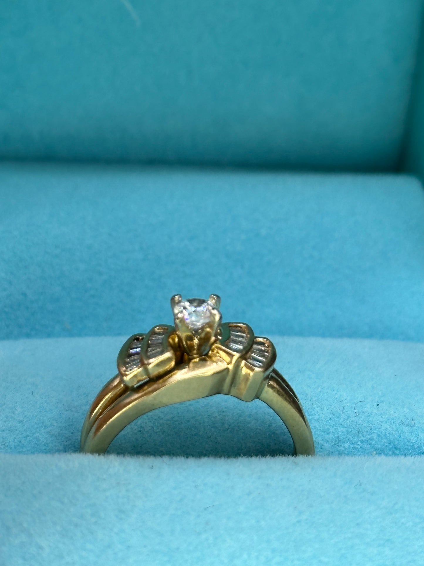 Anillo doble oro 14kts