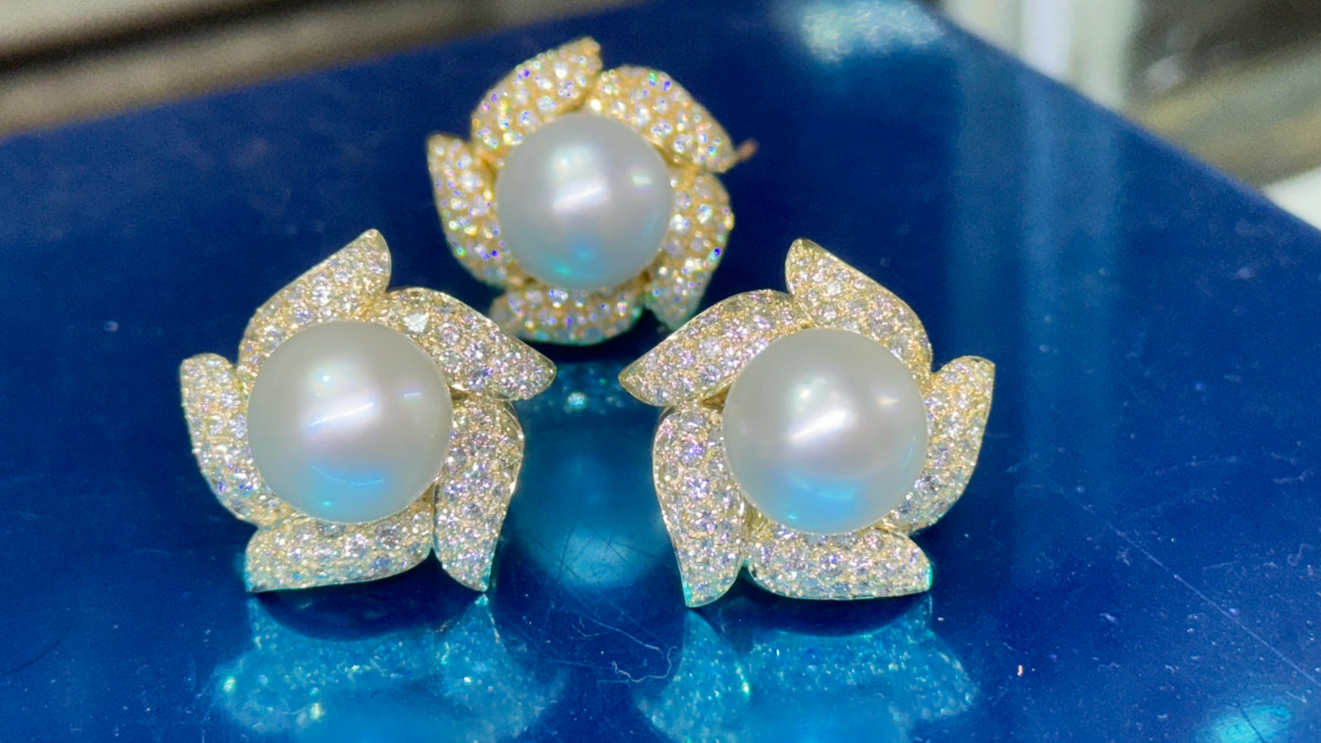 Juego aretes y anillo