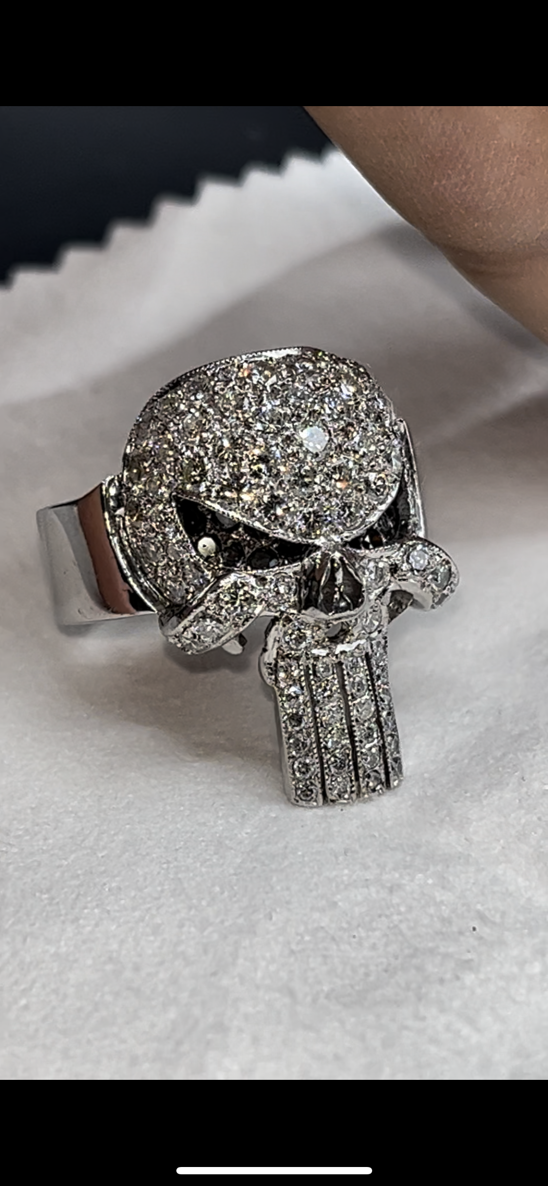 Anillo calavera