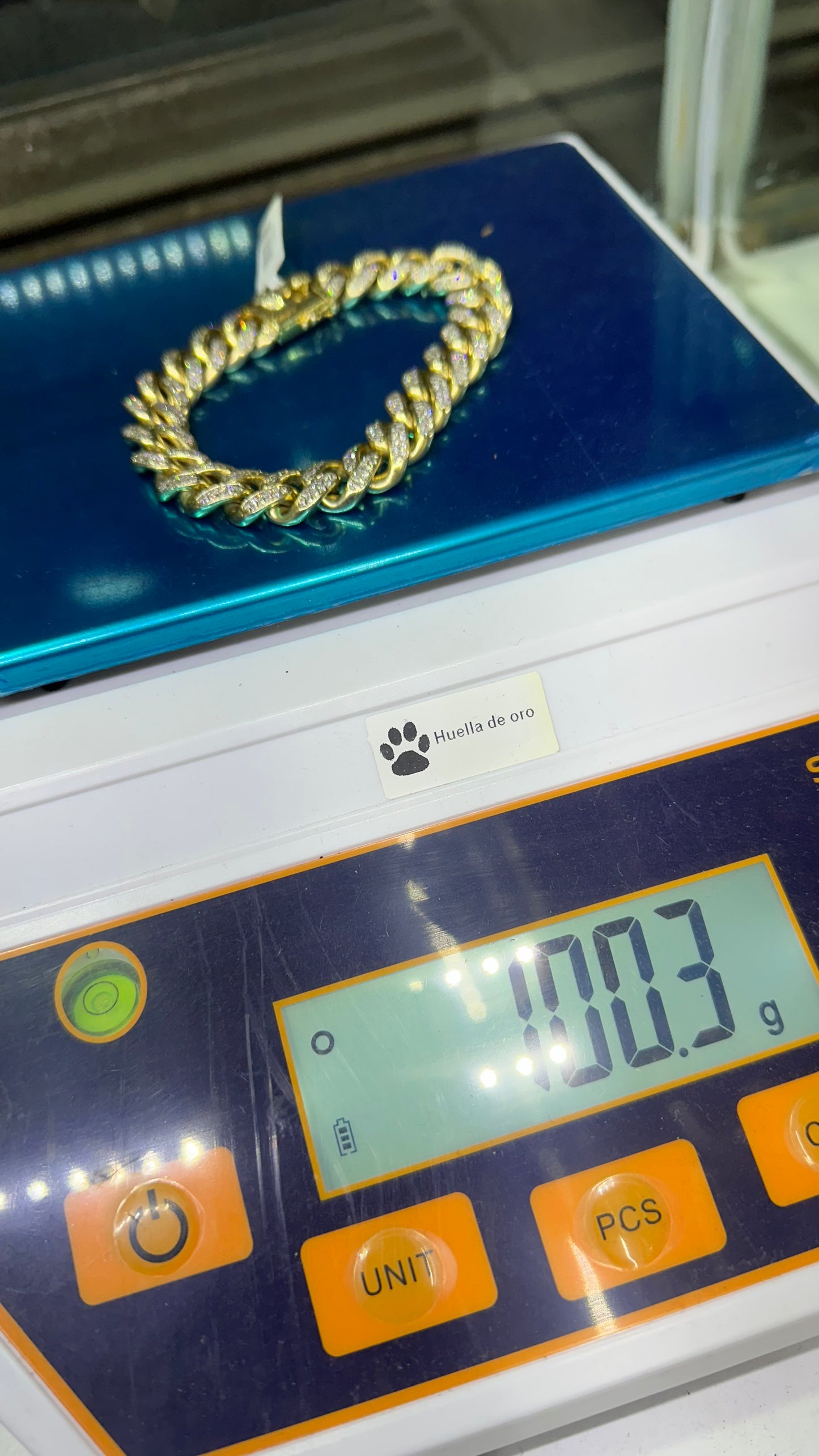 Pulsera diamantes naturales 100.2 gr