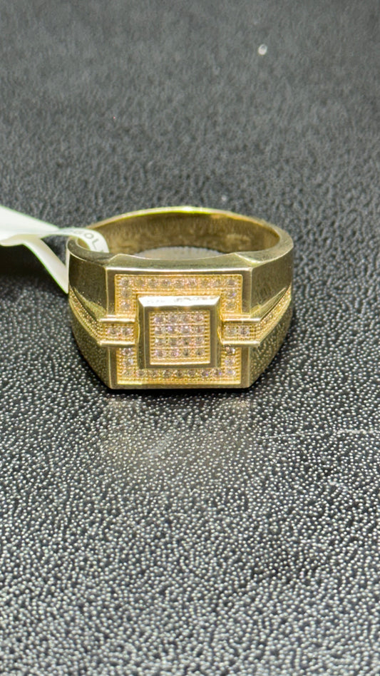 Anillo caballero 7.3 gr oro 10kts