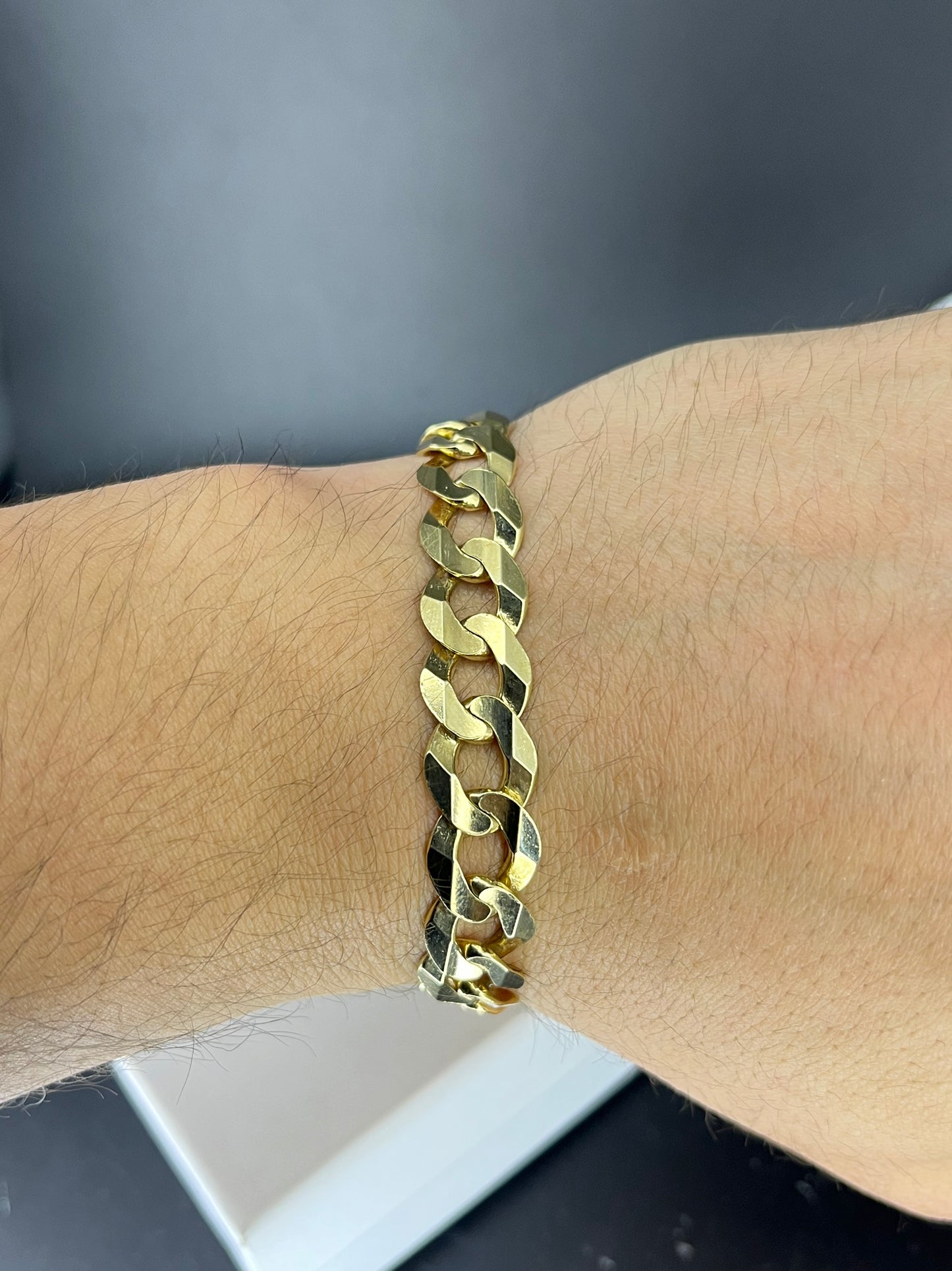Pulsera cubana 19.2 gr oro 14kts