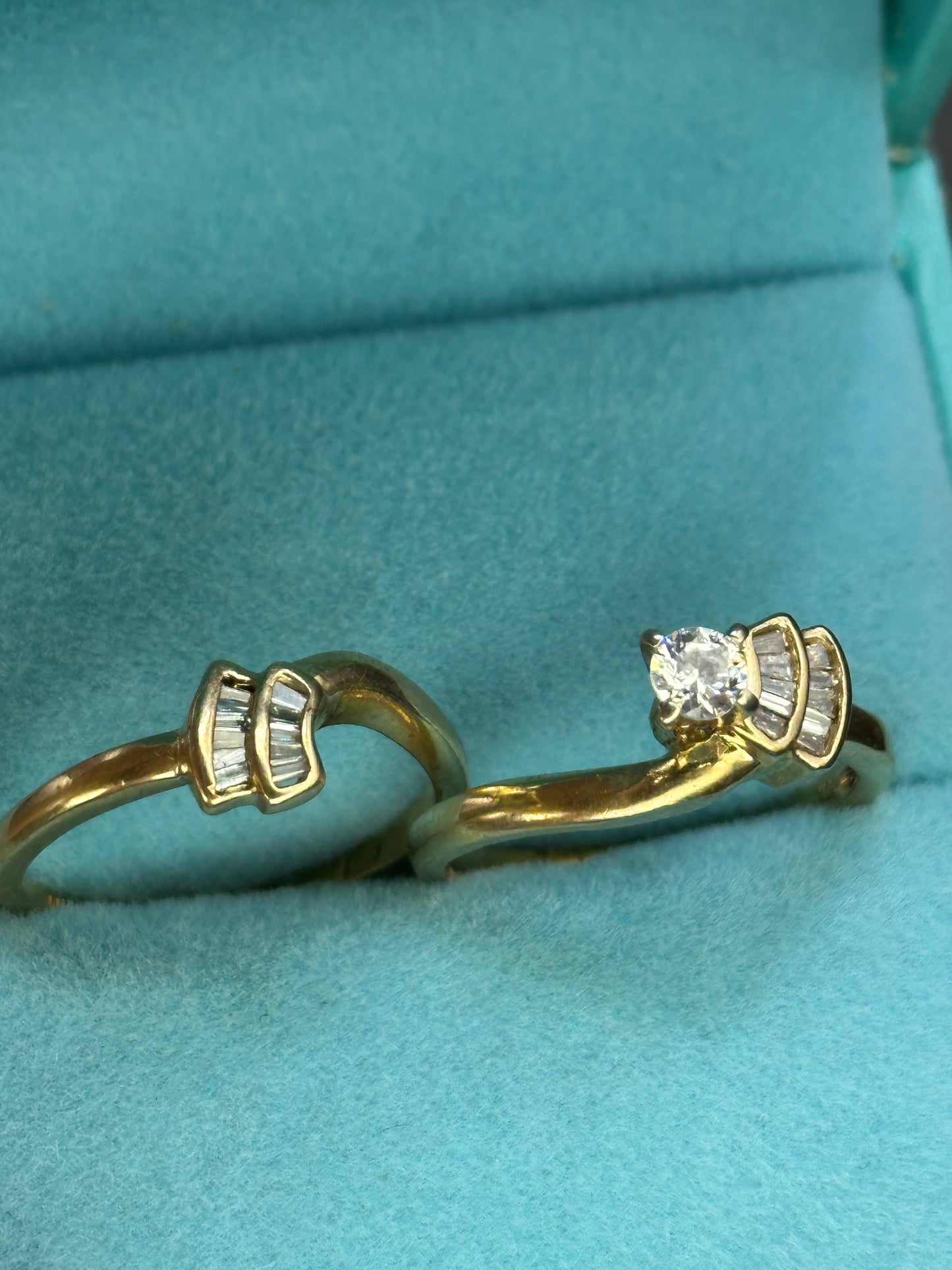 Anillo doble oro 14kts