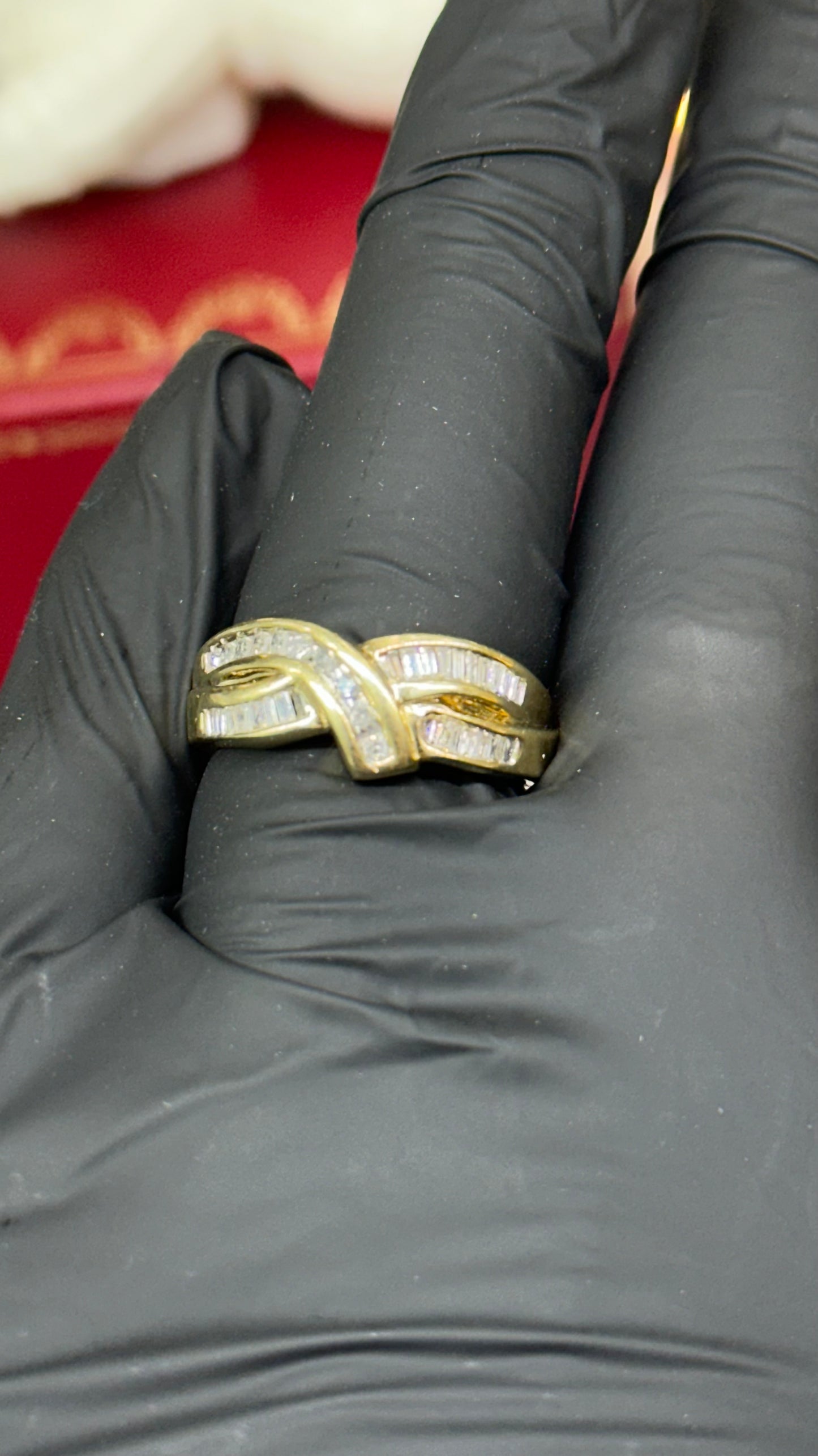 Anillo diamantes 10kts