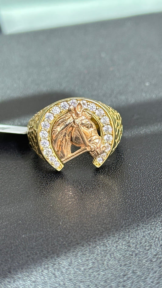 Anillo caballero 5.3 gramos oro 10kts