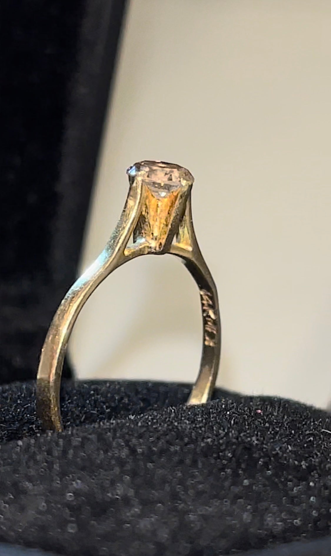Anillo solitario .46 cts