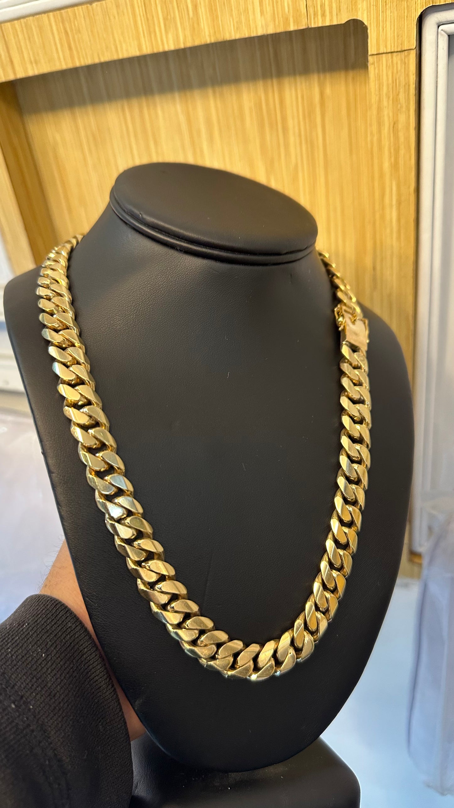 Cadena cubana oro 14kts 187.7 gr