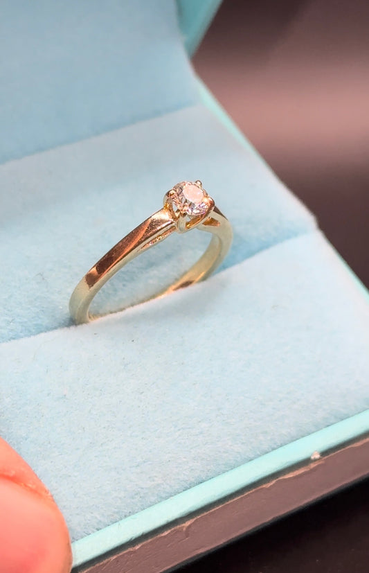 Anillo solitario 31 puntos