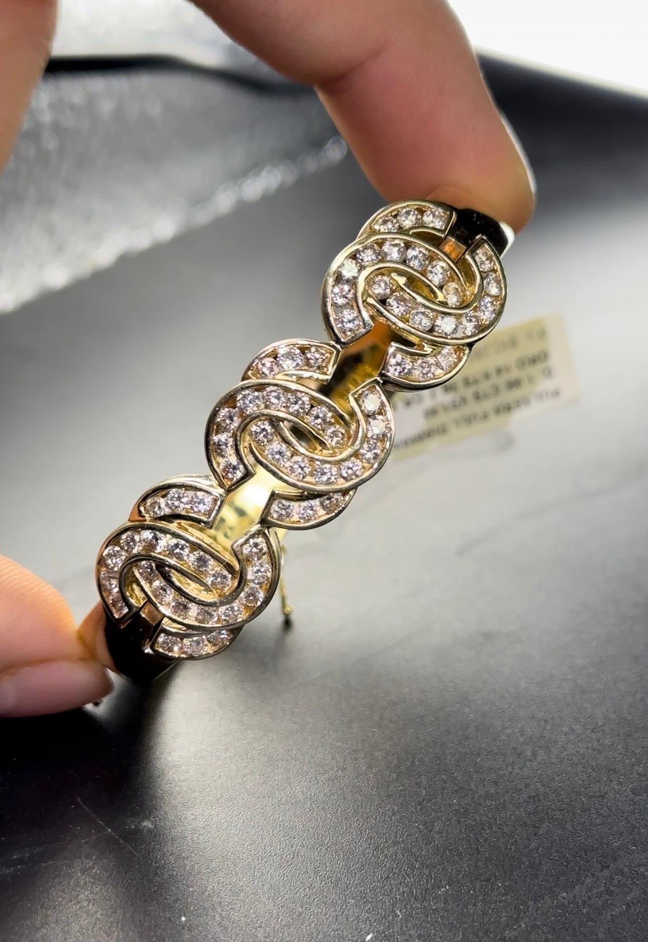 Brazalete channel diamantes