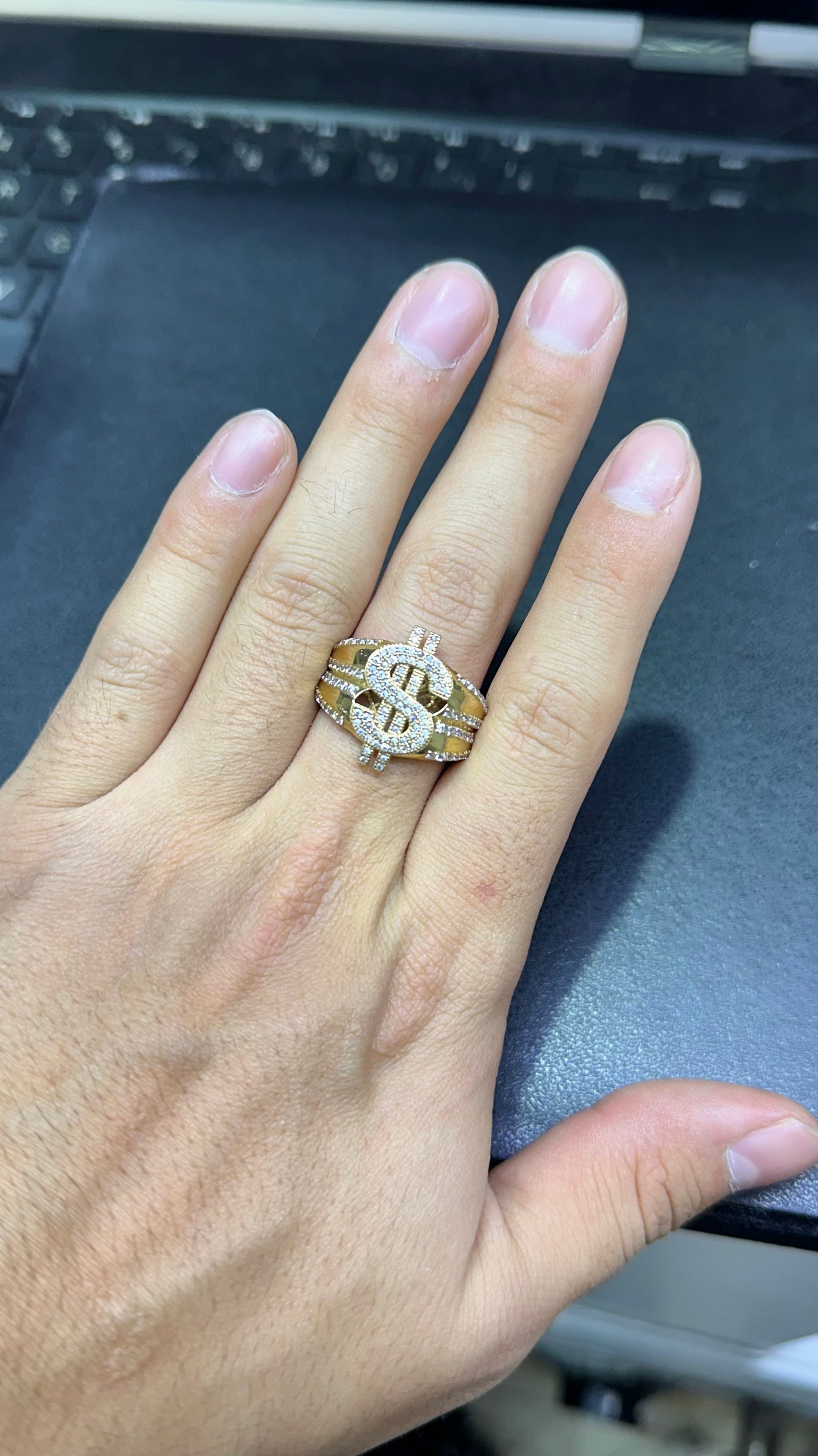 Anillo caballero 4.8 gr 10 kts
