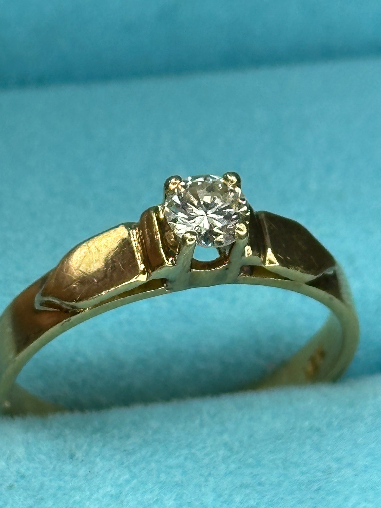 Anillo solitario .31 cts