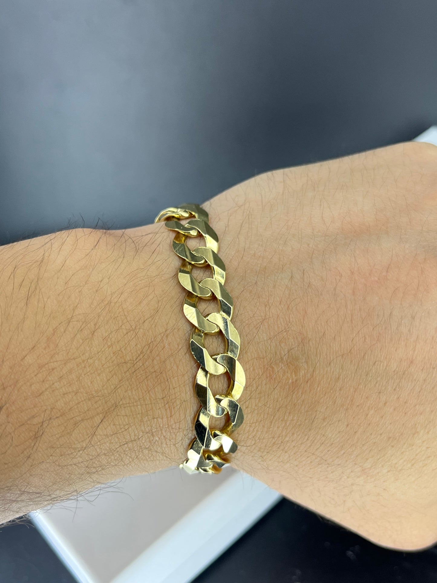 Pulsera cubana 19.2 gr oro 14kts