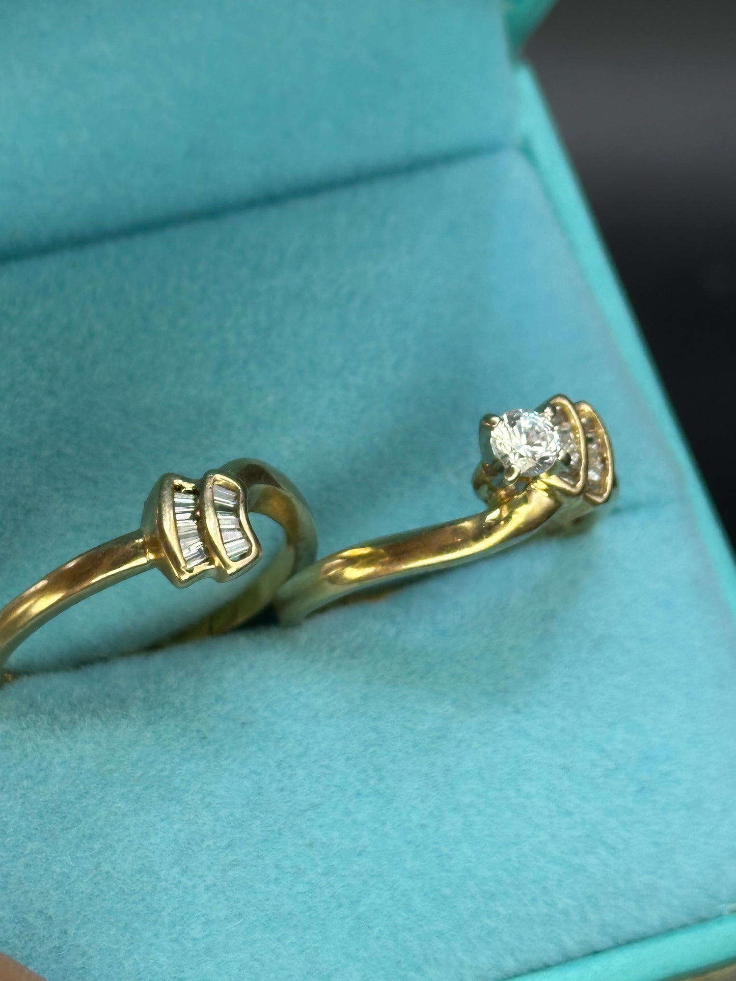 Anillo doble oro 14kts