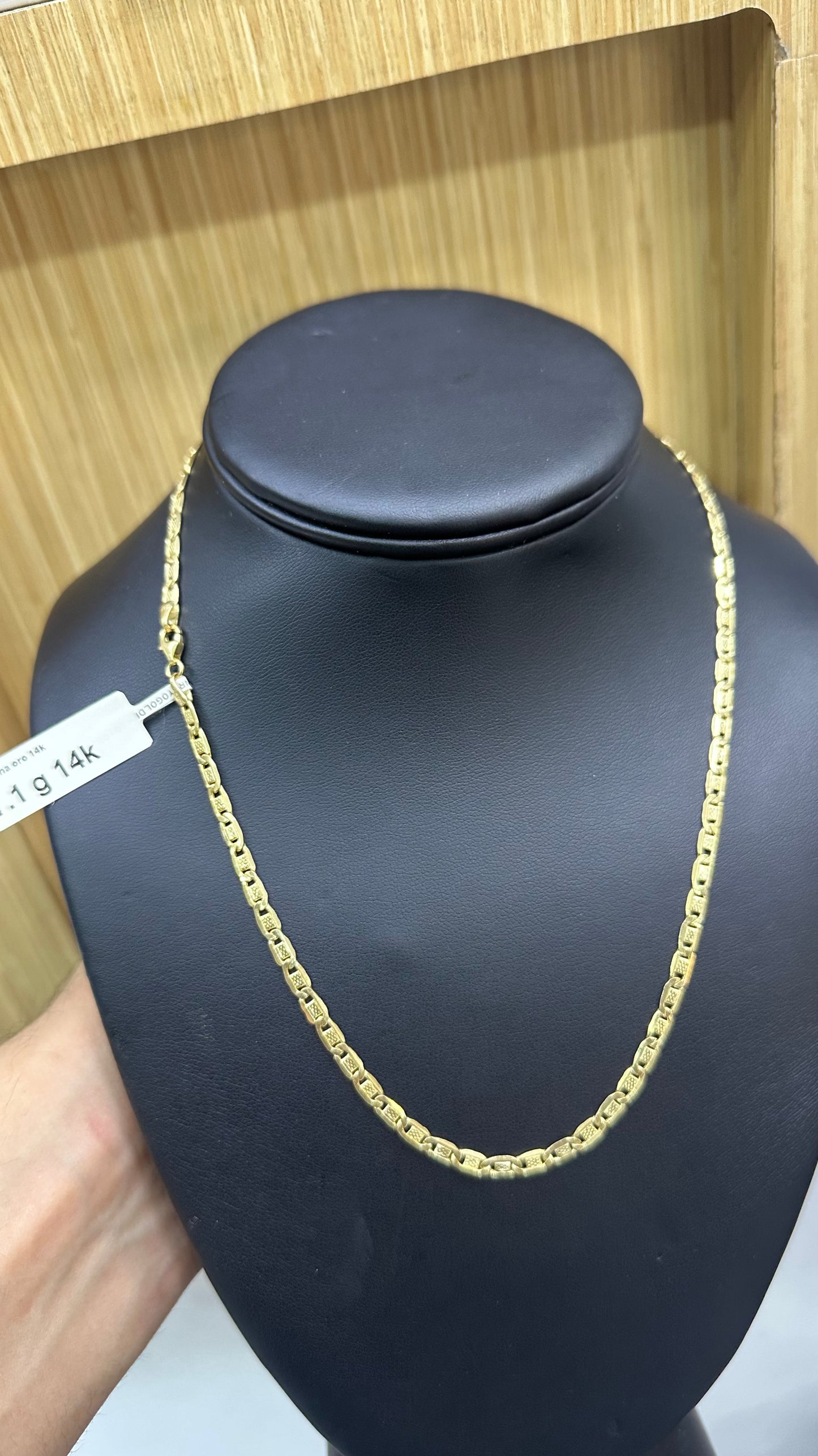 Cadena Gucci oro 14kts 7.1 gr