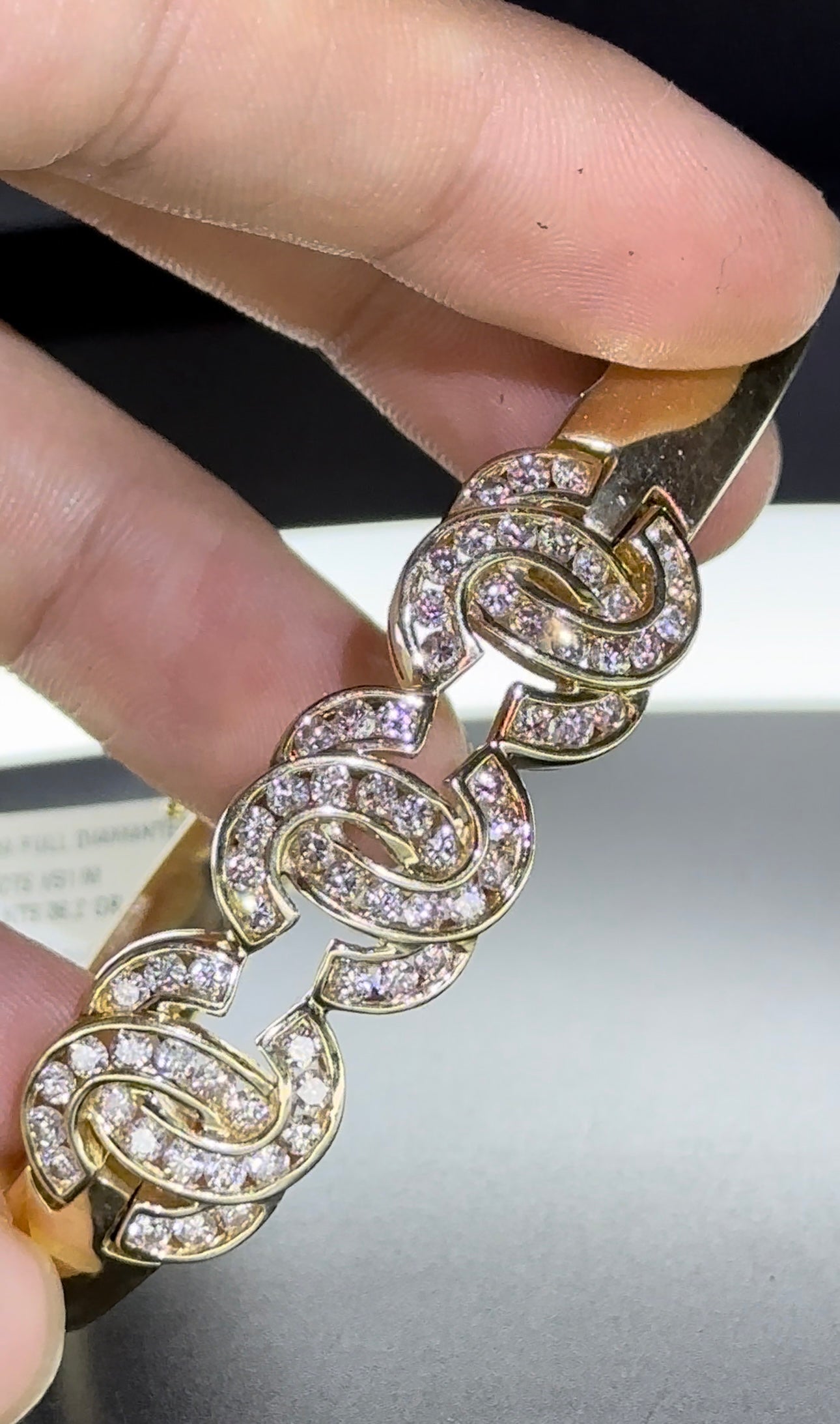Brazalete channel diamantes