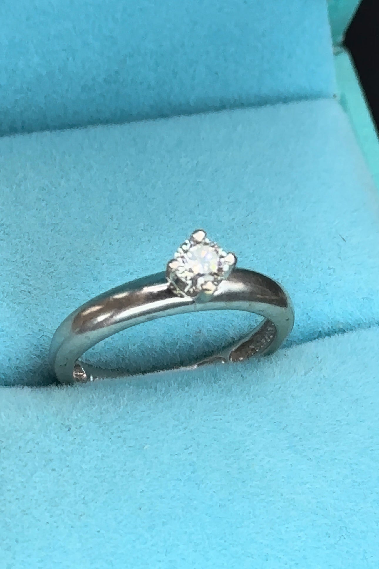 Anillo solitario .26 cts
