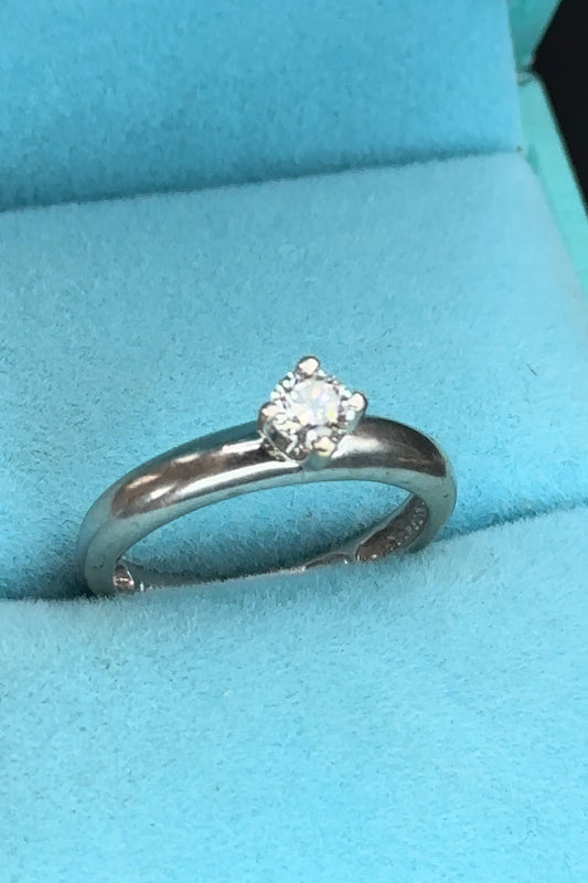 Anillo solitario .26 cts