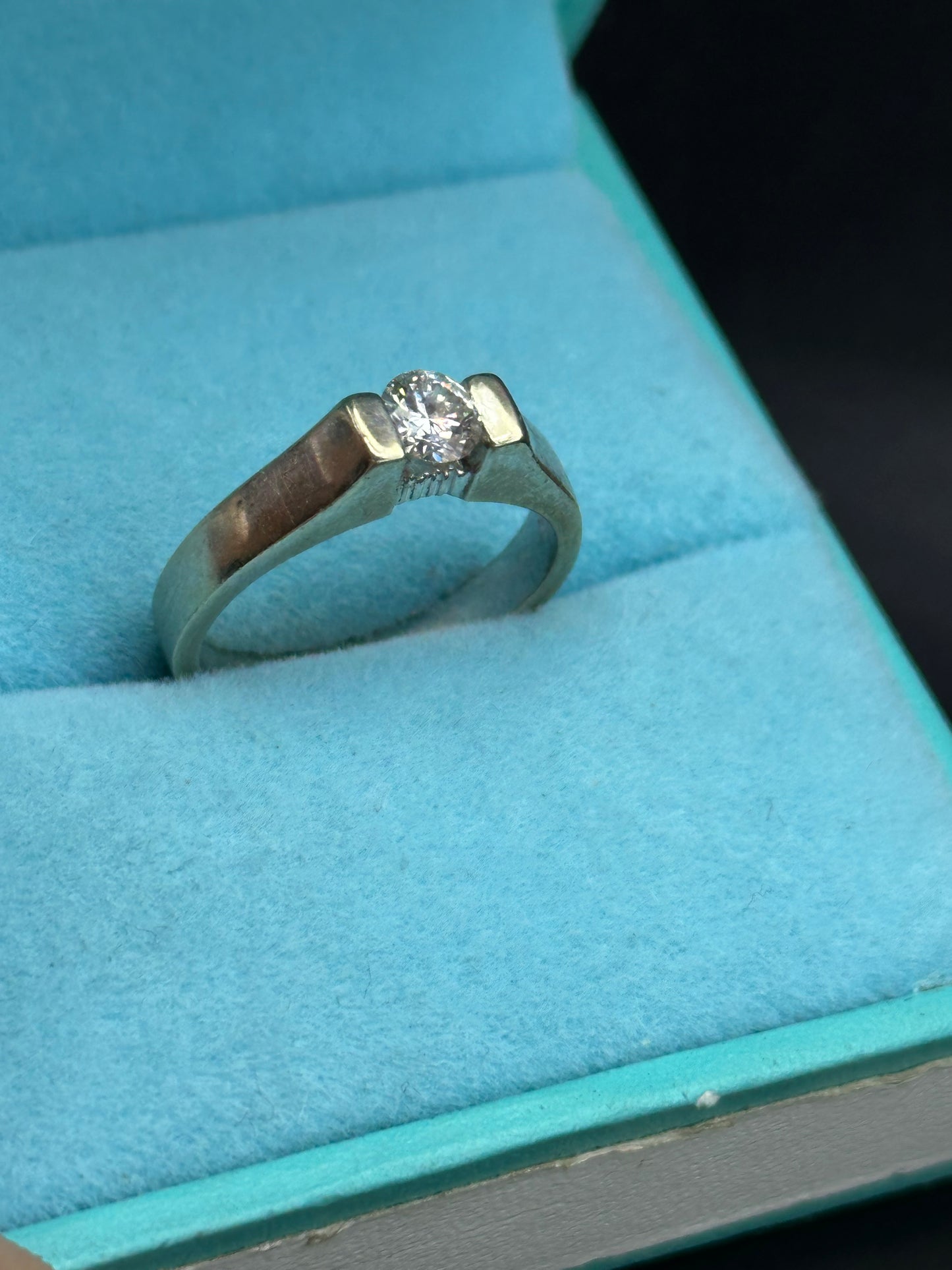 Anillo solitario .32 cts